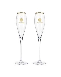 Mar-a-Lago Crystal Champagne Flute - Set of 2