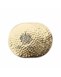 Mar-a-Lago Hammered Coasters - Set of 4