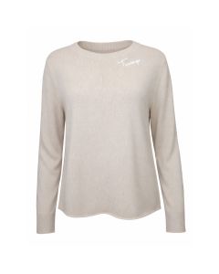 Trump Script Neckline Sweater